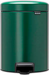 Мусорный бак Brabantia newIcon, 5 л, зеленая сосна (304026) мусорный бак с педалью brabantia newicon 5л 112065