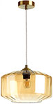 горшок очный колорс ø15 5 v21 л пластик бронзовый Подвес Odeon Light PENDANT, янтарный/бронзовый (4747/1)