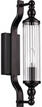 Настенный светильник Odeon Light DROPS TOLERO/черный/прозрачный/стекло (4941/1W) смеситель для кухни tolero высокий дуо под фильтр 911 черный 627635