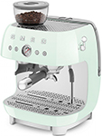 Кофеварка эспрессо Smeg EGF03PGEU, цвет пастельный зеленый рожковая кофеварка smeg ecf02 зеленый