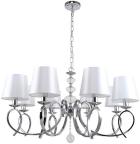 

Люстра подвесная Stilfort Zafira 1043/09/08P, Белый/хром