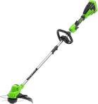 

Триммер аккумуляторный Greenworks GD40LT, 40V без АКБ и ЗУ (2112207), Черный/зеленый