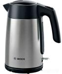 

Чайник электрический Bosch TWK7L460, стальной/черный, Сталь/черный