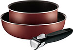 

Набор посуды со съемной ручкой Tefal 04162820 IIngenio RED 20/26/ручка