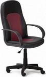 фото Кресло tetchair parma (кож/зам черный бордо pu c-36-6/pu c 36-7)