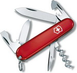 

Нож перочинный Victorinox Tourist 84 мм 12 функций красный