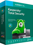Антивирус Kaspersky Total Security Russian Edition. 2-Device  1-Account KPM  1-Account KSK 1 year Renewal Down - фото 1