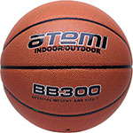 Мяч баскетбольный Atemi размер 7  синтетическая кожа/ПВХ  8 панелей  BB300  окружность 75-78 см  клееный