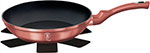 Сковорода BerlingerHaus без крышки 6025-BH 28см розовая б/кор. сковорода блинная berlingerhaus 6179 вн 28см красная б кор
