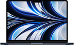 Ноутбук Apple MacBook Air 13.6'' A2681 Mid 2022 (MLY43LL/A) Midnight ноутбук apple macbook air 13 2022 русская английская раскладка клавиатуры midnight mly33 apple m2 8192mb 256gb ssd wi fi bluetooth cam 13 6 2560x1664 mac os