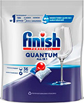 Таблетки для посудомоечных машин FINISH Quantum 36 таблеток (43101) таблетки для посудомоечной машины finish quantum all in 1 36 шт бесфосфатные
