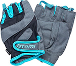 Перчатки для фитнеса Atemi AFG03XS черно-серые, размер XS перчатки trix nw женские m коротк пальцы гелев вставки дышащая лайкра искусств замша пурпурно белые