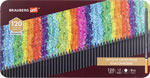 Карандаши художественные цветные Brauberg ART PREMIERE 120 цветов, 4 мм, металл кейс (181692) карандаши koh i noor 3822 polycolor художественные мягкие 12 ов в металлическом пенале