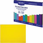 

Пластилин Brauberg Классический, 36 цветов, со стеком + Подарок Доска для лепки А4, 720 г, АКАДЕМ (880566)