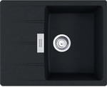 Кухонная мойка FRANKE CNG 611/211-62 черный матовый, вентиль-автомат (114.0639.677) дозатор franke comfort матовый 112 0652 763