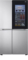 Холодильник Side by Side LG GC-Q257CAFC, серебристый холодильник haier htf 610dm7ru серебристый