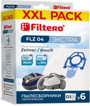 Набор пылесборников Filtero FLZ 04 (6) XXL PACK ЭКСТРА набор пылесборников filtero mie 02 6 xxl pack экстра