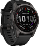 Спортивные часы Garmin Fenix 7S Saphire Solar / Carbon-Gray (010-02539-25)
