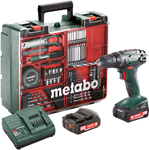 Дрель-шуруповерт  Metabo BS 14.4 SET аккум. (кейс в комплекте)