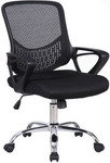 Кресло Brabix ''Next MG-318'', с подлокотниками, хром, черное, 531834 кресло brabix impulse ex 505 экокожа черное 530876