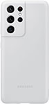 фото Чехол-накладка samsung galaxy s21 ultra silicone cover светло-серый (light gray) (ef-pg998tjegru)