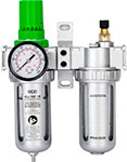 Фильтр воздушный Eco 1/4/'/', 1750 л/мин, с регулятором давления и маслораспылителем (AU-02-14)