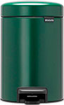 Мусорный бак Brabantia newIcon, 3 л, зеленая сосна (304002) мусорный бак с педалью brabantia newicon 5л 112065