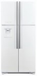 Двухкамерный холодильник Hitachi R-W660PUC7 GPW белое стекло двухкамерный холодильник hitachi r w660puc7x gbk черное стекло