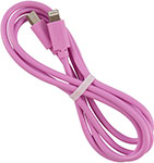 Дата-кабель mObility Type-C - Lightning, 3 А, фиолетовый магнитный кабель 3 в 1 x cable usb micro usb lightning usb type c 1м серебро