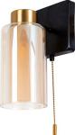 

Бра Arte Lamp A7027AP-1BK черный, Черный/янтарный