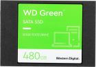 

SSD накопитель Western Digital 2.5 Green 480 Гб SATA III 3D TLC (WDS480G3G0A)