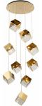 

Люстра подвесная ST Luce Riello SL1182.203.09, Золото/прозрачный