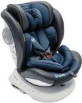 Автокресло Amarobaby CHAMPION Isofix, класс D, группа 0+/1/2/3, серый/синий