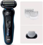 

Электробритва Braun S5 52-B1600S, синий, с насадками для стайлинга тела и бороды, тип 5762, Черный/синий