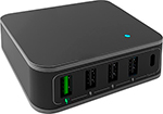 

СЗУ TFN QC PD 40W black 5 портов