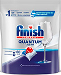 Таблетки для посудомоечных машин FINISH Quantum 60 таблеток (43102) очиститель для посудомоечных машин finish лимон 250 мл