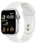 Умные часы Apple Watch SE 40mm Silver Al./White Sport M/L (MNTC3LL/A) - фото 1