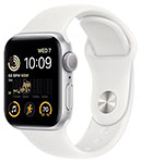 фото Умные часы apple watch se 40mm silver al./white sport m/l (mntc3ll/a)