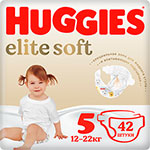 Подгузники Huggies Elite Soft 5 12-22 кг 42 шт.