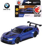 

Машина Пламенный мотор ин. 1:44 BMW M6 GT3 откр.двери синий 870861