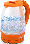 Чайник электрический Великие реки Дон-1 1.8 л, стекло, оранжевый