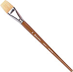 Кисть художественная профессиональная Brauberg ART CLASSIC №36 щетина, плоская, длинная ручка (200727) художественная кисть fit