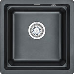 Кухонная мойка Granula Kitchen Space 4501 (KS-4501 шварц) кухонная мойка granula ks 7301 шварц