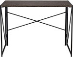 Стол на металлокаркасе Brabix LOFT CD-002 (ш1000*г500*в750мм), складной, цвет морёный дуб, 641212