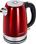 Чайник электрический MARTA MT-4560 красный рубин фен marta mt 1495 2600 вт красный
