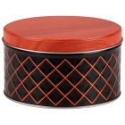 

Банка металлическая Mallony CLASSICO NERO, для сыпучих продуктов, 135х75 см, круглая, с крышкой (104875), Черный/рисунок