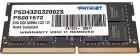 

Оперативная память Patriot Memory SO-DIMM DDR4 32GB 3200Mhz Signature (PSD432G32002S), Черный