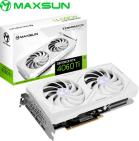 

Видеокарта Maxsun GeForce RTX 4060Ti 8GB (MS-RTX4060ti Terminator W 8G), Белый