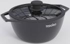 

Кастрюля Tesoro Florence Induction total dark, 3 л, с крышкой с силиконовым ободом (TF6630tdi), Черный