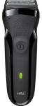 

Электрическая бритва Braun S3 300BT, черная, сухое бритье с триммером для бороды (тип 5408), Черный